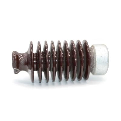 China Low Voltage ANSI Standard 57 Series Power Line Hardware Porcelain Electrical Insulator for sale