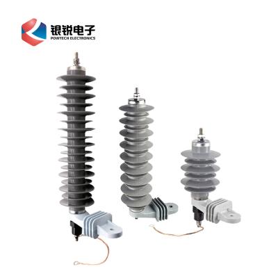 China Gapless Metal Oxide Surge 33KV High Voltage Polymer Polymer Arrester YH5W for sale