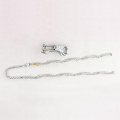 China Wire Connecting Preformed Type Handle Dead End Tension Clamp China Factory Price for sale