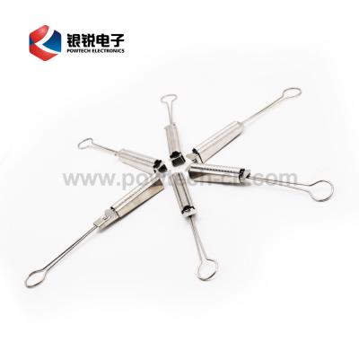 China FTTH Outdoor Metal FTTH Drop Wire Round Cable Anchor Clamp for sale