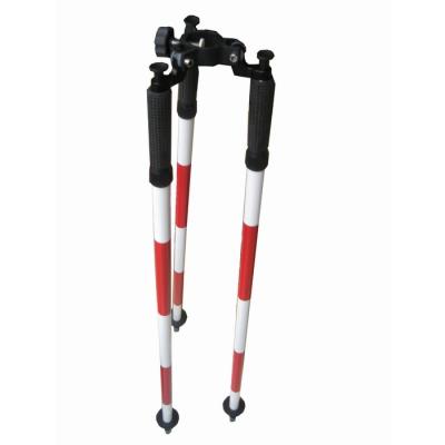 China Used For Total Station Top Selling Guaranteed Quality Red White Examining Aluminum Tripod For Prism Pole Total Station for sale