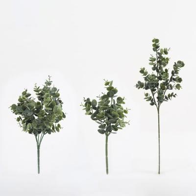 China Contemporary Artificial Eucalyptus Leaves BUSH Faux Eucalyptus Greenery Plants For Indoor Decorations for sale