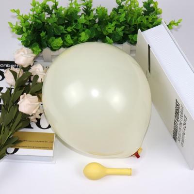 China Yellow Birthday Party Decoration Macaron Latex Balloons Girl Balloon Garland For Birthday Valentine's Day Party Decorations for sale