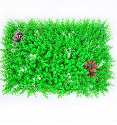 China New Style Romantic Decorative Artificial Grass Outdoor Flower Wedding Artificial Turf Grass Backdrop Wall Decor for sale