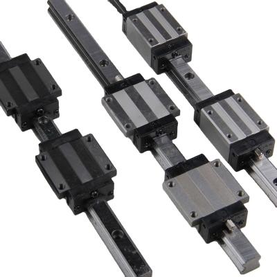 China Building Material Shops Linear Guide Rail With Clamp Slide Block for sale