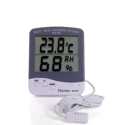 China Multifunctional Indoor Electronic Thermohygrometer Home Thermometer With 1.5 Multimeter Probe TA218C for sale