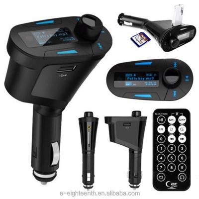 China Hot 2021 MP3 Player Wireless FM Transmitter Modulator Car Kit&USB SD MMC LCD Outdoor Remote Control for sale