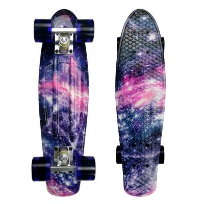 China Outdoor Activities Factory Sale Scooter Mini Plastic Fish Board Skate Deck 4 Wheels Directly Skateboard for sale