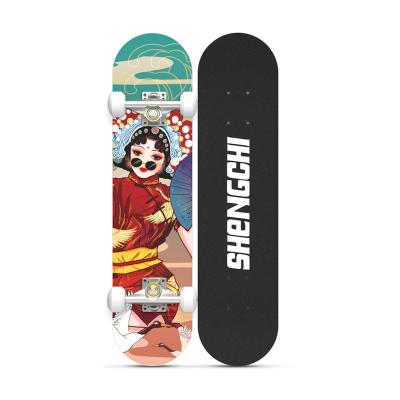 China SHENGCHI Youth Outdoor Sports Factory Price Special Design High Quality Multi-pattern Wooden Skateboard for sale