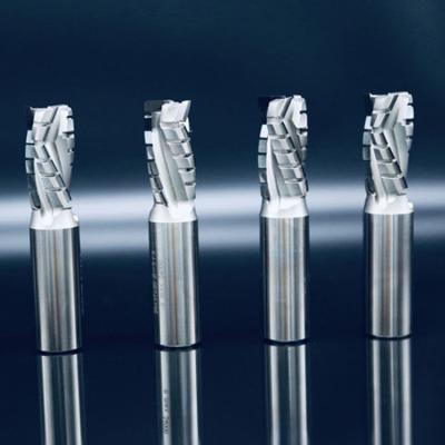 China Factory Price High Performance CNC Machine Tool Woodworking Diamond Spiral Edge Router Milling Bit Z=3+3/diamond PCD for sale