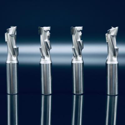 China CNC Milling Machining Ready To Board PCD Diamond Spiral Router Bit Z=1+1 Wood Leg Cutter 12mm For Jointing, Grooving, Grooving And Splitting for sale