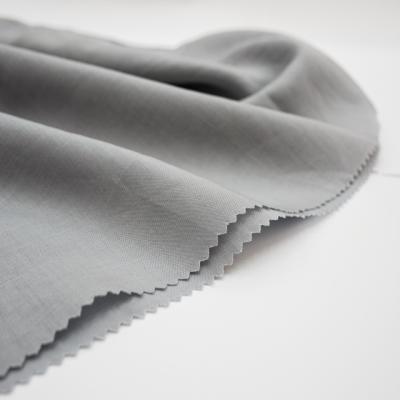 China Stain Summer Hanfu All Day Thin Silk Plain Weave 60 Repellent Gray for sale