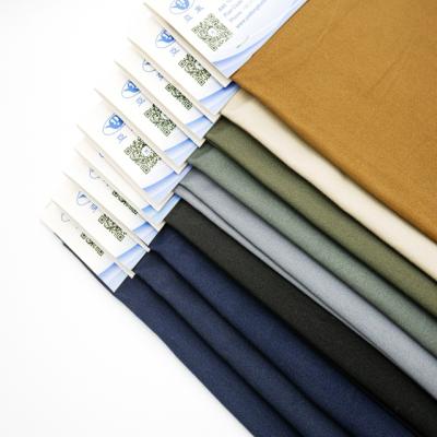 China Stretch Cotton Peached Stretch Satin Warm Navy Blue for sale