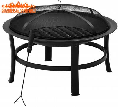 China Hot Selling Outdoor Steel Fire Stocked Sphere Cast Iron Fire Pit for sale