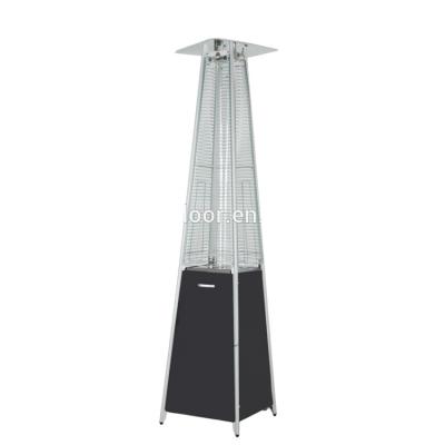 China Stored Professional Outdoor Patio Heater Pyramid Natural Gas Stand Patio Heater for sale