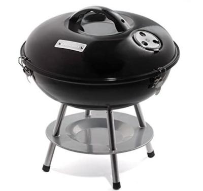 China Easily cleaned 14.5 x 14.5 x 15 inch portable charcoal grill is ideal for outdoor grilling/BBQ for sale