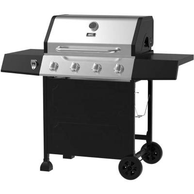 China Easily Assembled Outdoor Expert Grill 4-Burner Gas Grill Cart BBQ Grill for sale