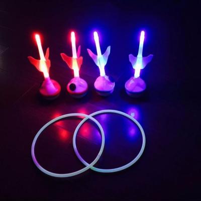 China Amusement Park Light Up LED Lawn Darts Game Glow in the Dark Great for Beach, Lawn, Backyard, Party, Camping for sale