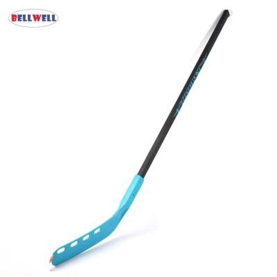 China 100% Composite Carbon Fiber Hockey Sports Custom Best Junior Mini Black Ball Ice Hockey Goalie Stick Indoor Field for sale