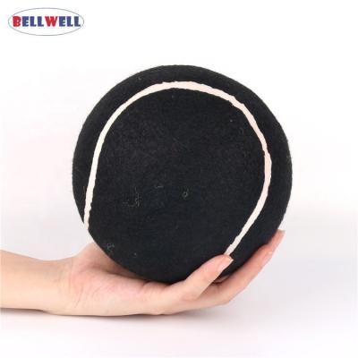 China Advertising Bellwell Most Popular Big Size Black Color Eco - Friendly Tennis Ball for sale