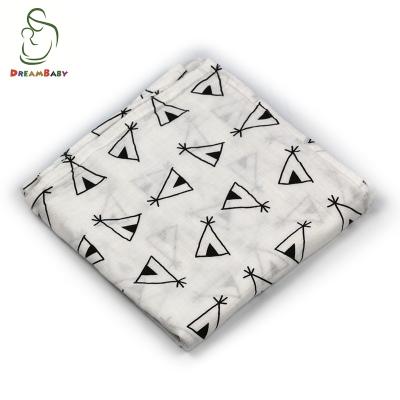 China Hot Selling Baby Breathable Breathable Cute Muslin To Wrap Blanket for sale