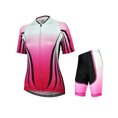 China Breathable Women Cycling Wear Apparel Cycling Uniform Custom Design Sports Wear Cycling Wear Set Wholesale Cycling Cycling Jerseys for sale