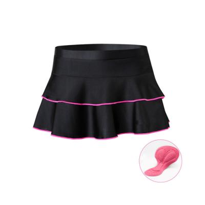 China Breathable Casual Sporty Skirt With Bike Shorts Riding Rim Daily Active Women's Golf Tennis / Mountain Casual Shorts for sale