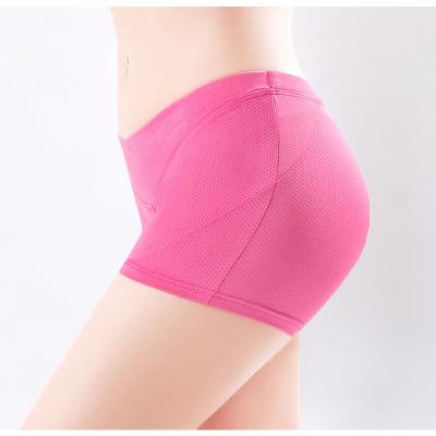 China Breathable Wholesale Sublimation Printed Womens Padded Bike Clothes Shorts Cycling Underwear for sale