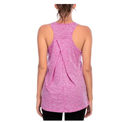 China Wholesale Sexy Sportswear Common Wear Breathable Quick Drying T-shirt Yoga Breathable Sleeveless Tank Top For Woman for sale