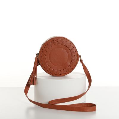 China Customized Cross - Monogrammed Body Clutch Wholesale Whipstitch Cross - Body Bag Vegan Leather Cross - Body Bag for sale