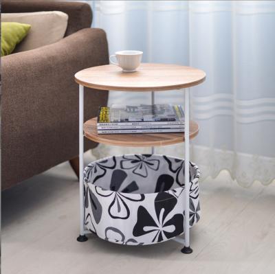 China Convertible Customized Modern Round Metal Tray Side Table Colorful Nordic Home Coffee Table for sale