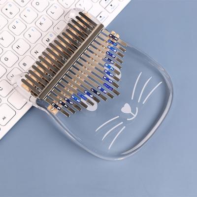 China Crystal Mini 17 Hand Percussion Musical Instrument Head Acrylic Kalimba Wholesale for sale