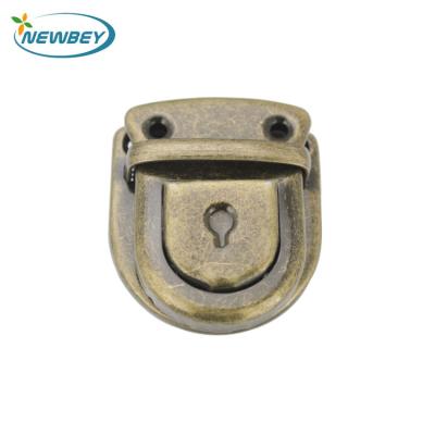 China Metal Locks For Bags Bag Accessories Hardware Custom Metal Push Lock For Leather Bags for sale