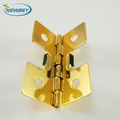 China Small Jewelry Box Hardware Spring Hinges Gold Plated Small Jewelry Box Hardware Spring Hinges D01 in 35*25mm for sale