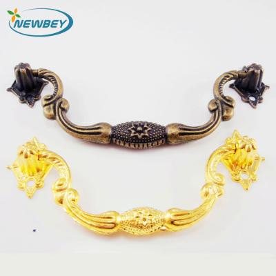 China Zinc Alloy Handle For Wooden Box Fashion Zinc Alloy Gold Handles For Wooden Box BD101 for sale