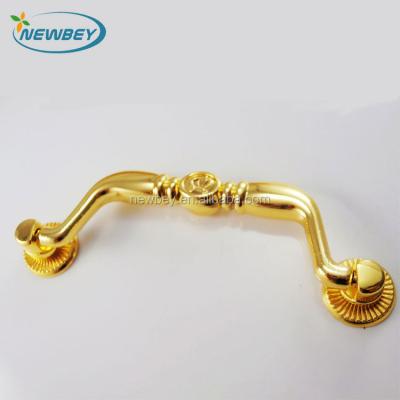 China Metal Handles For Boxes Decorative Metal Handles For Boxes BD203 In Fancy Gold Color for sale