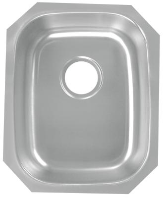 China Home Use 16 Gauge Single Bowl Kitchen Sink Quiet Easy Installation for sale