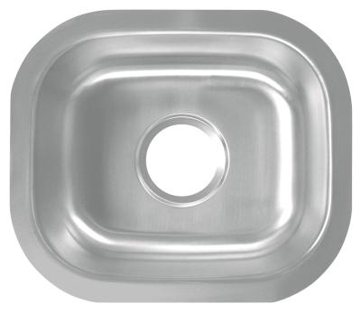 China America Style Single Bowl Undermount Stainless Steel Sink Easy Installation for sale