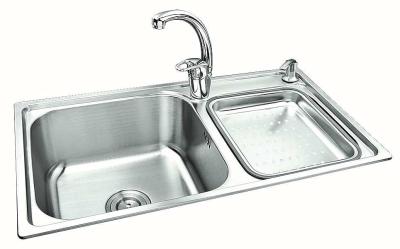 China Contemporary Style Project Sink 304 Stainless Steel Material With No Faucet for sale