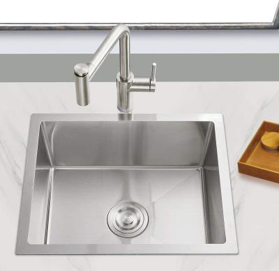 China 17 Inch Undermount Kitchen Sink Stainless Steel 18 Gauge for sale