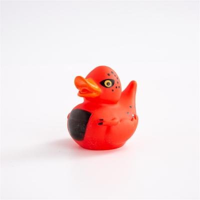 China Toy Mini Swimming Floating Rubber Floating Floating Cognitive Duck Bath Toys Cute for sale