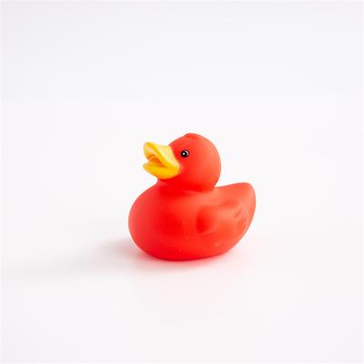 China Cute Floating Children's Cognitive Little Duck Bath Toy Rubber Toy The New Listing Colorful for sale