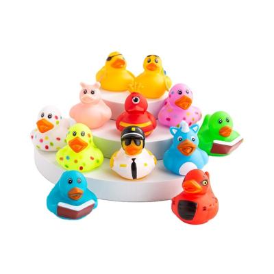 China Wholesale Unique Cartoon Children's Toy Soft Rubber Duck For Cognitive Floating Bather for sale