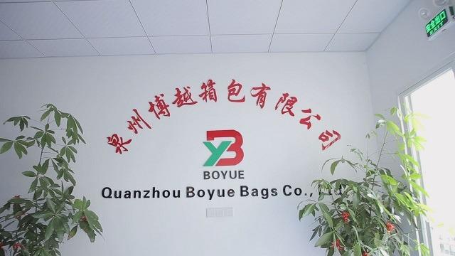 Verified China supplier - Quanzhou Boyue Bags Co., Ltd.