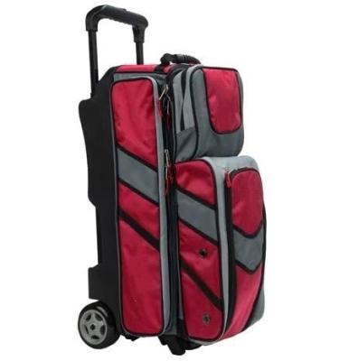 China Ligth Weight FREE SAMPLE Customization Professional High Quality Roller 3-Ball Hot Selling Red Rolling Bag for sale