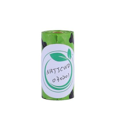 China Stocked Customized Eco Friendly Compostable Disposable Pet Poop Bags Biodegradable for sale