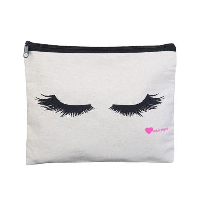 China Fashion Gift For Her Makeup Organizer Eyelashes Make Up Bag Canvas Bag Whips Bag for sale