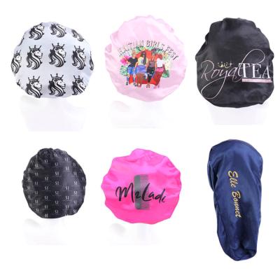 China Extra Long Plush Hair Hood With Button Snap Rts Seller For Braids Hoods Customized Satin Hoods With Logo for sale