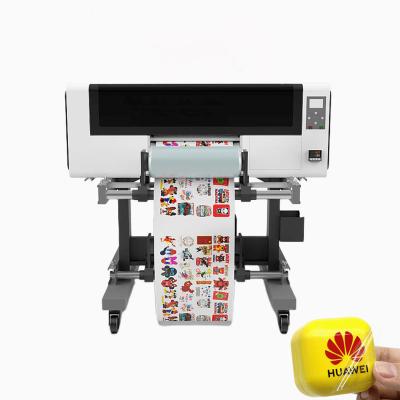 China Garment Shops 4 Print Head I3200 DTF All In One High Speed ​​UV Film Printer 2 In 1 A3 30Cm Roll DTF UV Sticker Printer for sale