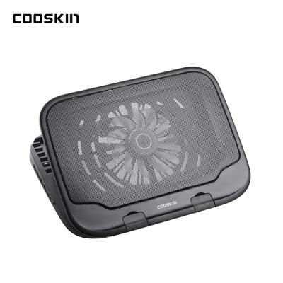 China The fan is left / straight mobile high quality ABS single fans laptop computer notebook laptop cooling pad cooler for sale